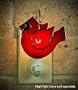 Switchables Stained Glass Night Light Cover - Cardinal