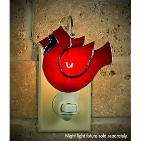 Switchables Stained Glass Night Light Cover - Cardinal