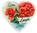Peggy Karr Live, Laugh, Love 10-Inch Handmade Art Glass Plate