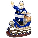Kentucky Wildcats NCAA Rooftop Santa Figurine