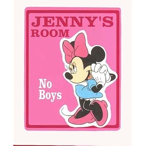 MINNIE MOUSE Girls Bedroom Door SIGN, Personalized