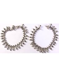 Sterling Anklets (Price Per Pair) - Sterling Silver