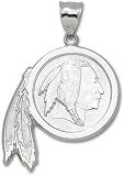 Washington Redskins Logo Giant Charm/Pendant -Choose from 14K/10K, Stainless Steel or Gold Plated