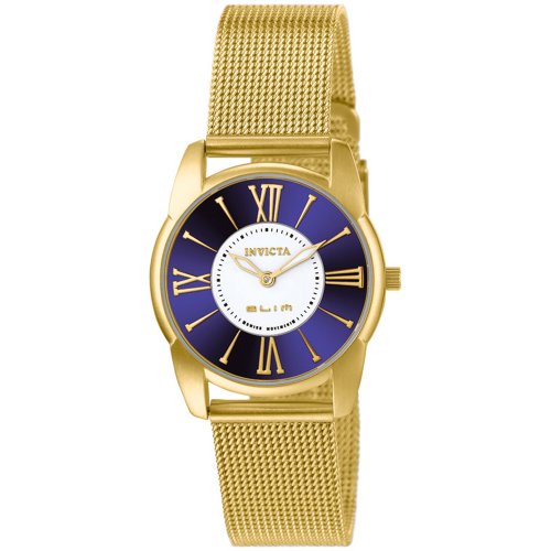 Invicta Women's 5346 Slim Collection Mesh Gold-Tone Stainless Steel Watch
