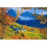 Autumn In Villnoss, Dolomitas, Italy 4000pc Jigsaw Puzzle