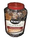 Nonni's Biscotti, Noci-cioccolati, a Light and Crunchy Almond Treat Dipped in Gourmet Chocolate-(2pound/3oz Tub)
