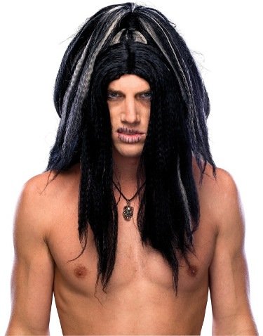 Halloween Accessories Mens Costume Wigs Cannibal Caveman Voodoo Costume Theme Party Outfit Wig