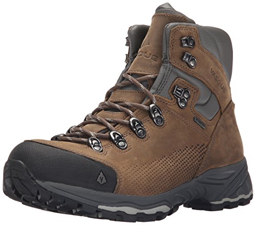 Vasque Men's St. Elias Gore-Tex Backpacking Boot, Bungee Cord/Neutral Gray,11 M US
