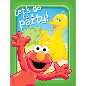 Sesame Street Invitations