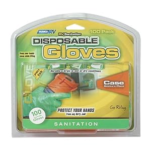 Camco 40283 RV Green Disposable Dump Glove - 50 Pair by Camco