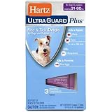 Hartz UltraGuard Plus Flea & Tick Drops For Dogs, 31-60 Lbs