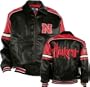 Nebraska Cornhuskers Faux Leather Jacket