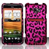 Cell Phone Case Cover Skin for HTC Evo 4G LTE Sprint - Pink Leopard