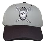 New Reebok Oakland Raiders NFL Gridiron Gang Stabler #12 Hat Cap - Grey Black Bill