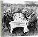 40 Inch Box Canvas Print (101cm) King George V (1865-1936) having lunch after tiger hunting in Nepal, 1911... from Heritage-Images