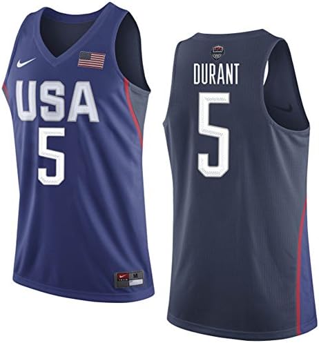 5 Kevin Durant Jersey 2016 rio olympics usa dream Jerseys Mens Blue Size L