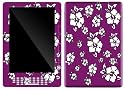 Hibiscus Design Decal Protective Skin Sticker for Amazon Kindle DX