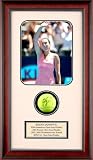 Jelena Jankovic Framed Autographed/Hand Signed Tennis Ball Shadowbox