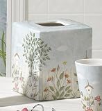 Donna's Garden Ceramic Tissue Box Cover
