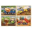 Melissa Doug 3792 Construction Puzzles in a Box