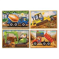 Melissa Doug 3792 Construction Puzzles in a Box