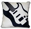 Thro Ltd. Guitar Applique Pillow, Navy