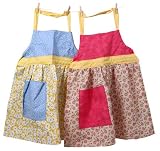 Camden Rose Childs Pink Print Apron, Extra Small (Ages 2-4)