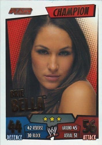 BRIE BELLA Champion Card Slam Attax RUMBLE Trading Card by Topps