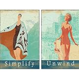 Simply and Unwind Canvas Set