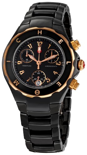 Michele Womens MWW12A000010 Tahitian Chronograph Watch 51qk9fcGmnL Michele Womens MWW12A000010 Tahitian Chronograph Watch