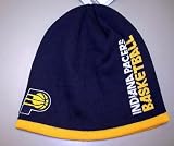 INDIANA PACERS NBA CUFFLESS TEAM KNIT BEANIE HAT/CAP BY ADDIAS-HARDWOOD CLASSICS SERIES