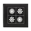 Embroidery 200-Pocket Photo Album - Black (4x6")