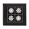 Embroidery 200-Pocket Photo Album - Black (4x6")