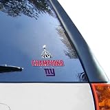 NFL New York Giants Super Bowl XLVI Champions Small Cling ()