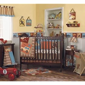 Scooter 4-Piece Baby Crib Bedding Set