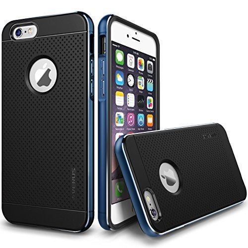 iPhone 6 Plus Case, Verus [Iron Shield][Monaco Blue] - [Aluminum Frame][Heavy Duty][Drop Protection][Slim Fit] - For Apple iPhone 6 Plus 5.5" Devices Only