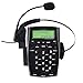 TelPal Corded Call Center Headset Telephone with Dialpad & Monoral Noise Cancelling Headphone HA0021, Wired Analog Home & OfficeTelephone Set Landline