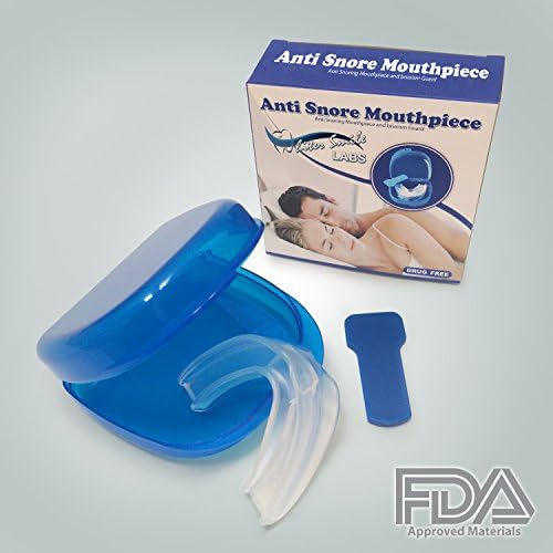 Stop Snoring Mouthpiece - Apnea Sleep Aid Mouth Guard- Bruxism TMJ Anti-Snore Mouth Tray - Best Teeth Grinding MouthGuard Teeth Protector