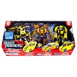 Transformers Exclusive Deluxe Action Figure 3-Pack Legacy of Bumblebee (Classic, Movie and Animated)