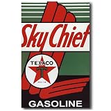Texaco Tin Metal Sign : Sky Chief