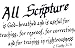 2 Timothy 3:16, All Scripture Is God-breathed, Useful, Verse, Vinyl Wall Art
