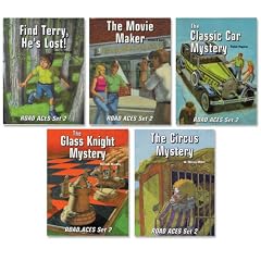 The Road Aces Mystery Series 2: The Classic Car Mystery, Find Terry! He's Lost!, the Glass Knight Mystery, the Movie Maker, the Circus Mystery