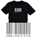 Suchen : T-Shirt MIT DEINEM barcode NAME + GEBURTSTAG Fun T-Shirts schwarz Gr.XXXL