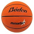 Baden MiniStar Micro Mini Size 1 Rubber Basketball, Orange