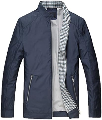 Fashionelement Men's Coat Navy Blue 5XS