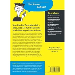 Buchführung im Verein für Dummies