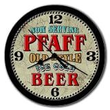 Vintage PFAFF Old Style Beer 10 Wall Clock USA