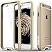 iPhone 6 case, Caseology® [Dual Bumper Clearback] [Gold] DIY Customization Fusion Hybrid Cover [Shock Absorbent] Apple iPhone 6 case