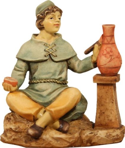 Pittore, adatto per le figure da 10 cm, colorata a mano