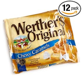Werther's Original Chewy Caramels, 10-Ounce Bags (Pack of 12)